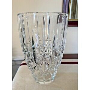 Marquis by Waterford Sparkle Vase 9 inch Very Good Condition